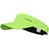 OTTERSHELL Visiera parasole sportiva con slot per occhiali, visiera atletica regolabile per corsa, golf, tennis, pesca., Giallo fluorescente., taglia unica
