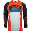 HULG Magliette da Ciclismo da Uomo, T-Shirtlungo, Top Abbigliamento Maglie da Ciclismo,Camicia da Mountain Bike/MTB,Traspirante E Assorbente dal Sudore, Asciugatura Rapida