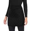 MoFiz Gonna Donna Corta Invernale Fasciante Termica Sport Gonna con Zip Nero EU 2XL