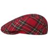 LIPODO Tartan Quadri Scozzesi Berretto Piatto Donna Uomo Made in Italy Autunno Inverno Trapuntato