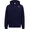 Kappa - Felpa con Zip,Uomo,Sportivo/a,Modello Logo Sun Ry