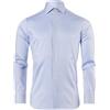 Vincenzo Boretti Camicia Uomo Eleganti, Taglio Normale/Regular-Fit, Polsini risvoltati, in Tinta Unita - Non-Stiro