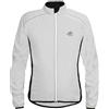 Celanisai Giacca da ciclismo da uomo, impermeabile, antivento, leggera, riflettente, per bici da corsa, urbana, mountain bike, giacca da corsa, sottile, traspirante, per ciclismo, corsa, O bianco., M