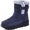 Sonnena Stivali da Donna da Neve Antiscivolo Scarpe Sci Donna Caldo Trekking Boots Stivaletti Casual Alla Caviglia Doposci Foderati Stivali Neve Pelose Comode Scarponcini Impermeabil Morbide