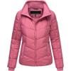 Navahoo Giacca invernale da donna (XS-XXL) - Giacca trapuntata, colletto alto, peso ridotto, giacca calda da donna - N014, Berry-Rouge, L