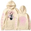 zhedu My Hero Academia Harajuku Felpe con Cappuccio OCHACO URARAKA Carino 2D Stampato Manica Lunga Streetwear Anime College Style Clothing (Color 02,XXS)