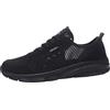 Generico Scarpe Uomo Estive 39-48 EU in Rete Traspirante con Suola Alta Sneakers Comode Leggere Scarpe Tennis Casual Eleganti Shoes Sportive per Ginnastica Running Palestra Padel,Nero,42