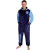 MANCHESTER CITY FC Tutine per Uomini e Adolescenti, Pigiama in Pile con Cappuccio, Abbigliamento da Svago per la Champions League, Idee Regalo per Lui, Blu, XXL