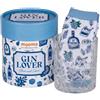 MIJOMA Set regalo bicchiere e calzini - regalo originale uomo in scatola - calzini con motivo alcool - vetro 280 ml - regalo divertente per intenditori e amanti degli alcolici (Gin Lover)