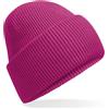 Hatstar Caldo berretto da donna | berretto invernale da uomo a maglia grossa | berretto di lana | unisex per uomo e donna | morbido e spesso, fucsia, Taglia unica