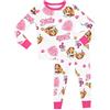 Paw Patrol Pigiama per Ragazze Vestibilita Stretta Skye Bianco 3-4 Anni