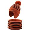 XIAOHAWANG Strisce Inverno Beanie Cappello Lavorato a Maglia Ragazzi Ragazze Toddler Bambini Caldo Bambino Classici Beanie Cappelli