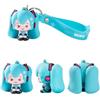 Zhongkaihua Portachiavi a forma di anime Miku, in morbido PVC, 6 cm, carino ciondolo per borsa Miku Merch, idea regalo per gli appassionati di anime