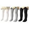 Durio - Calzamaglia per bambini, opaca, unisex, 3 paia, bianco, nero, grigio chiaro, 0-6 Mesi