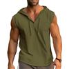 Cooleep Canotta Palestra Uomo Estiva Cotone Canottiera Felpa con Cappuccio Senza Maniche T-Shirts Bodybuilding Sportiva Tank Top M-3XL