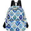 OWFKAY Zaino da scuola per ragazze e donne, per adolescenti, università, liceo, casual, piccolo, piccolo, borsa per libri, zainetto S acquerello disegnato a mano con motivo Nazar