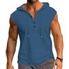 PRIVIMIX Canotta Uomo con Cappuccio Canottiera Palestra Estiva Felpa Maglietta Senza Maniche Bodybuilding Fitness Sportiva M-3XL