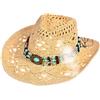 Generico Cappello da Cowboy a Tesa Larga | Elegante Cappello da Spiaggia Donna | Accessorio Moda Sombrero Casual Donna per Viaggio Spiaggia Escursionismo Fotografia