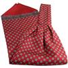 Avantgarde ASCOT DI SETA STAMPATA MADE IN ITALY ROSSO CASHE COL var 3, colore rosso bordeaux 7