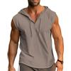 Cooleep Canotta Palestra Uomo Estiva Cotone Canottiera Felpa con Cappuccio Senza Maniche T-Shirts Bodybuilding Sportiva Tank Top M-3XL