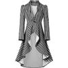 Generisch Steampunk - Giacca vittoriana da donna, stile medievale, vintage, gotico, per cosplay, carnevale, Halloween, rinascimentale, smoking vittoriano, Nero , XXL