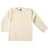 Cosilana - Maglietta intima a maniche lunghe da bambini, 70% lana e 30% seta, naturale, 50/56 cm
