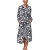YouKD Maxi Dress Boho Beach Bikini Cover Up Robe Plus Size Indumento per le donne, A Zebra, Taglia unica