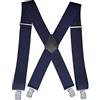 TBSCWYF Bretelle Uomo Vintage da Lavoro Eleganti Sportive Regolabili 5cm Larghe Forte 4 Clips e Forma a X Elastica Taglia Unica per Uomo und Donna