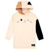 Squishmallows Felpa Bambina, Abbigliamento Ragazza, Felpa con Cappuccio Bambina, Hoodie Ragazze, Avorio 7-8 Anni