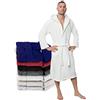 Twinzen - Accappatoio Uomo Spugna con Cappuccio - 100% Coton Épongee - XL