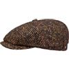 Stetson Hatteras Coppola Spina di Pesce Multicolore in Lana Vergine Prodotto in UE Uomo Autunno Inverno