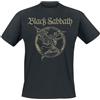 Black Sabbath Demon Fire Circle Uomo T-Shirt Nero 100% Cotone Regular