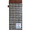 TAILORMAP Harris Tweed Squeeze - Custodia per occhiali da sole in pelle