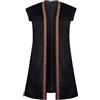 Générique Gilet vichingo medievale da uomo Costume rinascimentale vintage senza maniche cappotto lungo cavaliere gilet pirata lungo vintage abito da cerimonia stregone costume festa di Halloween, Nero