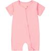 HAHASHOW Body Neonato in bambù Pagliaccetto Estivo 0-24 Mesi | Tutina Neonato a Maniche Corte, Zip doppio senso, Lavabile in Lavatrice, Unisex, Comodo e Traspirante, Facile da indossare