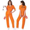 Fun Shack Costume Carcerata Donna, Costume Prigioniera Halloween Donna, XXL