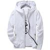 EODJXIO Felpa Uomo Zip Giacca di Pelle Giubbotto Jackets for Men Leggero Moto Invernale Lunga