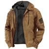 Generico Cappotto Uomo Parka Uomo Invernale Taglie Forti Vento Imbottito Giubbotto Sci Jacket Neve Antivento Giacca Pesante Moto Snowboard Black Friday 2025 Abbigliamento 2#Marrone 8XL