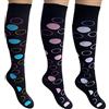 Infinity 12 Paia Calze Lunghe Donna a pois fantasia in Caldo Cotone 100% Morbide di qualità elasticizzate (Lunghe Moda)