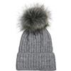 styleBREAKER Berretto Unisex a trecce con PON PON | Prodotto in Polonia. Fodera in pile termico, pon-pon 12 cm, bordo elastico 22 cm, circonferenza testa 46-60 cm.