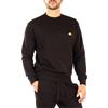 Ellesse Sweatshirt, Felpa Uomo, Girocollo EHM251W22 (XL, Nero)
