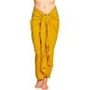 PANASIAM Sarong uni safron yellow, 190x116cm