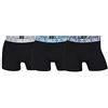 CR7 Cristiano Ronaldo CR7 Cr7 Cotton Fashion Trunks Three Pack Bermuda, Nero, L Uomo
