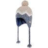 Barts Berretto Peruviano Lotey Bambini/Donna - Beanie Lavorato a Maglia con Fodera Inverno Autunno/Inverno - Taglia Unica Blu