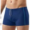 MANA MANA Costume Uomo Piscina Elastico Asciugatura Rapida Costume da Piscina Uomo Sportivo con Coulisse per Nuoto Mare Spiaggia Vacanze Costumi Piscina Uomo Taglie Comode Blu Navy/Blu XL