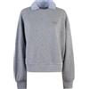 Liu Jo Felpa in Misto Cotone con Colletto Rimovibile | 5BLDAUF5254F0873 03658 Grigio