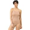 Mey 55201-376 Women's Emotion Cream Tan Solid Colour Spaghetti Vest Top 46