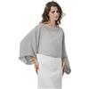 BEAUTELICATE Chiffon Bolero con Manica Pipistrello Donna Scialle Stole Trasparente Estiva per Sposa Matrimonio Cerimonia
