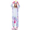 Kauson Unicorno Pigiama Kigurumi Animal Cartone Cosplay Carnival Costume OnesieTute Animato Costumi Pigiameria Regalo di Compleanno Festa Halloween Natale