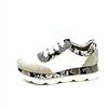 CAFèNOIR Cafè Noir DB178 Bianco Pitone Scarpe Donna Sneakers Lacci Raso Pelle